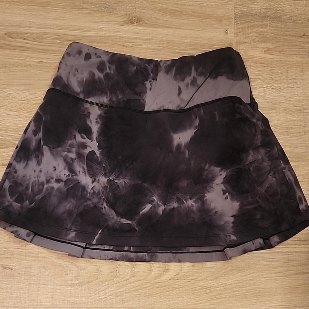 Baleaf | Black Grey Tie-Dye Mini Axtive Skirt With Shorts Liner